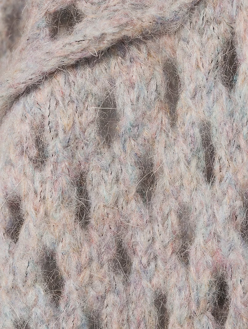 Tiana Open-Weave Sweater