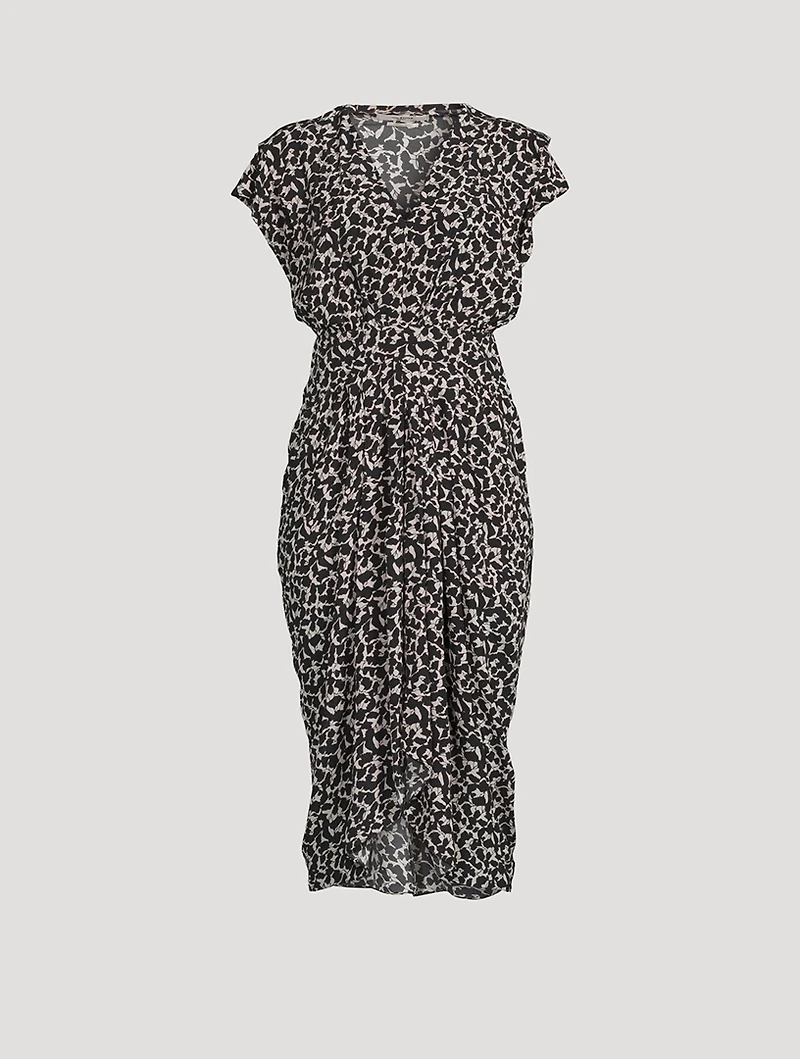Almeya Printed Midi Dress