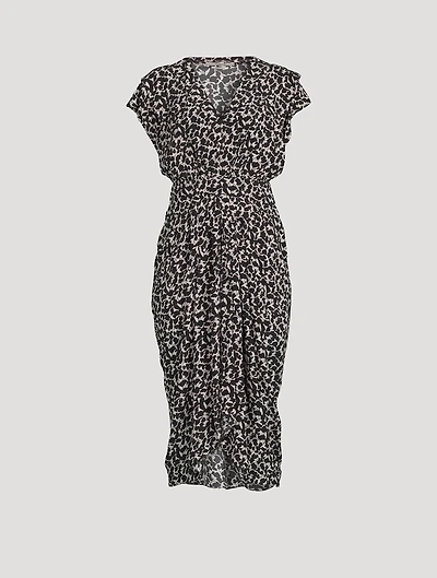 Almeya Printed Midi Dress