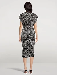 Almeya Printed Midi Dress