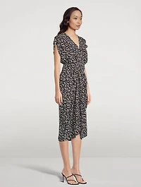 Almeya Printed Midi Dress