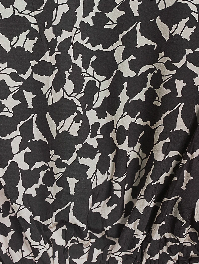 Almeya Printed Midi Dress