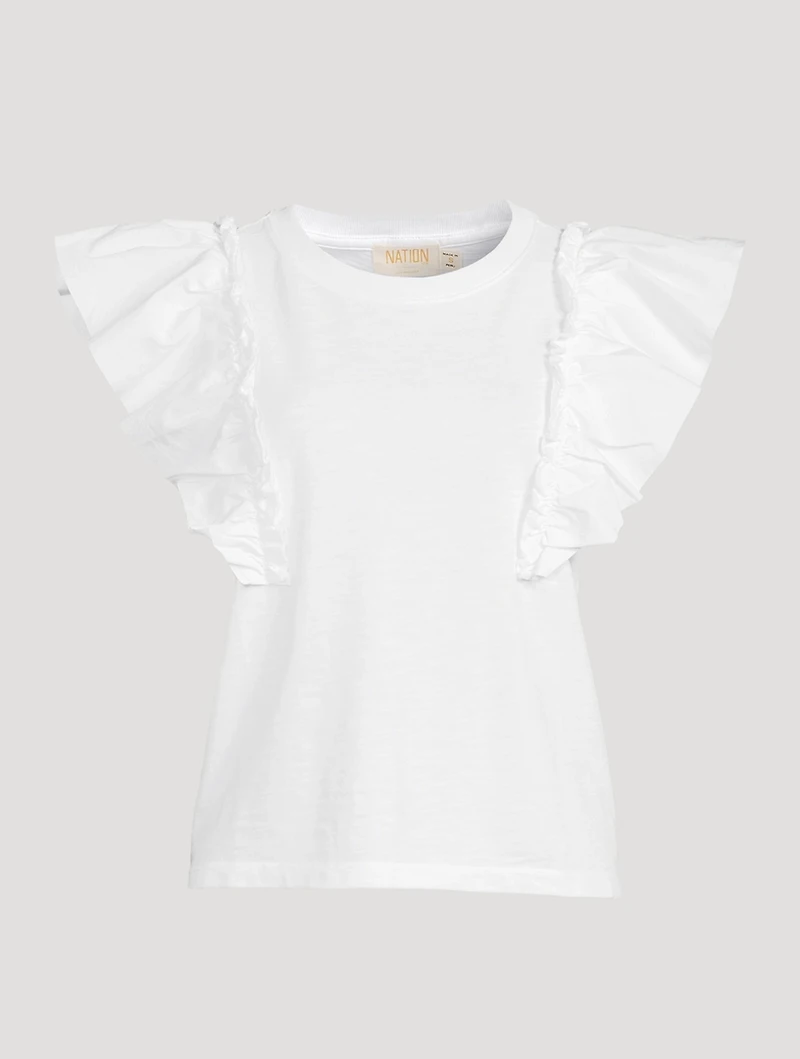 Para Ruffled T-Shirt