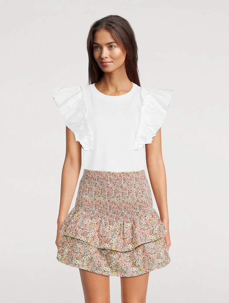 Para Ruffled T-Shirt