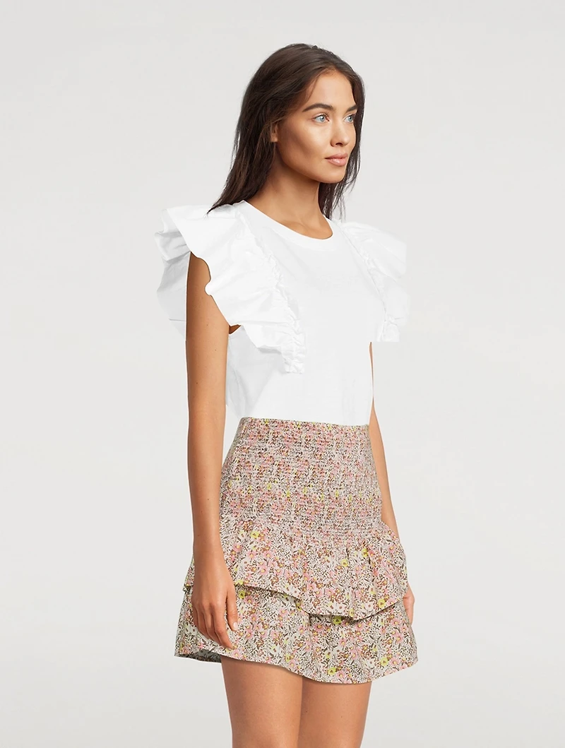 Para Ruffled T-Shirt