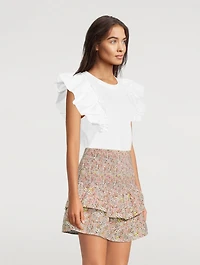 Para Ruffled T-Shirt