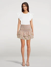 Para Ruffled T-Shirt