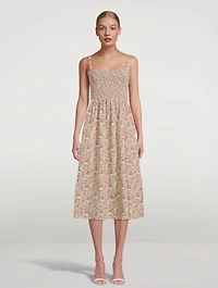Embry Smocked Sundress Floral Print