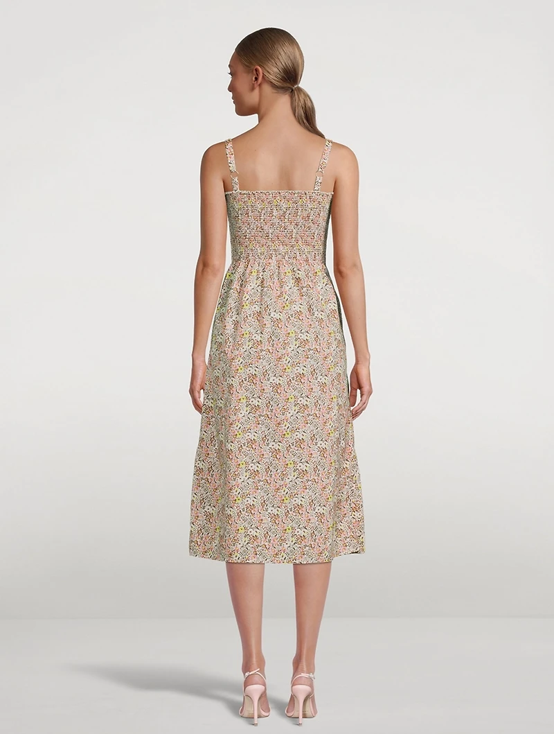 Embry Smocked Sundress Floral Print