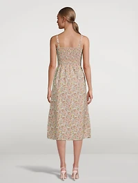 Embry Smocked Sundress Floral Print