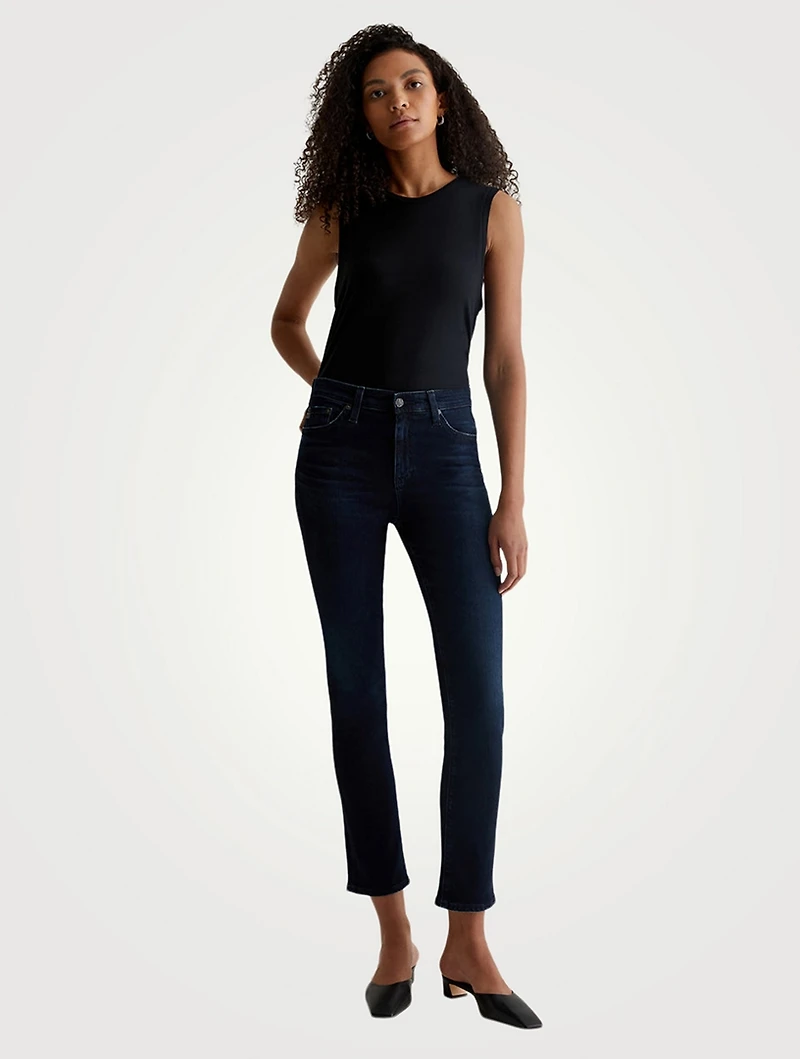 Mari Slim Straight Jeans