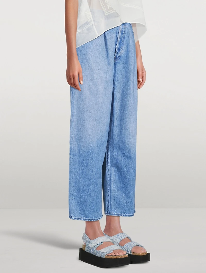 Snacks! The Pleated Fun Dip Ankle Jeans