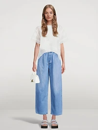Snacks! The Pleated Fun Dip Ankle Jeans