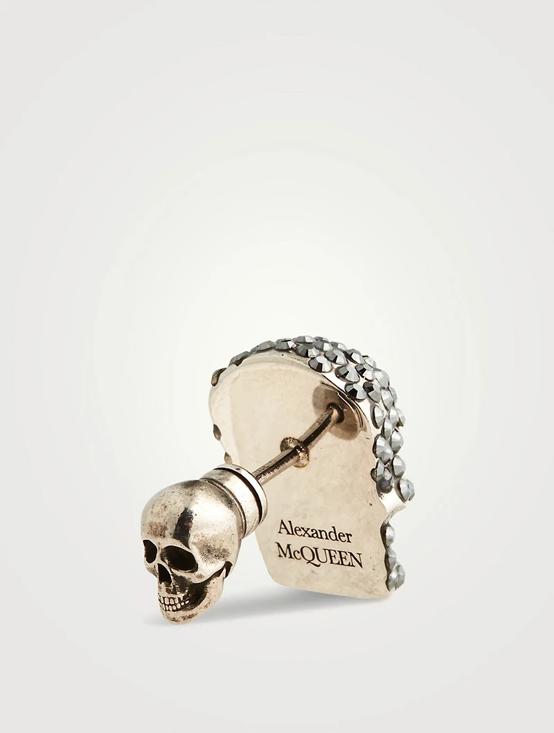 Skull Pin With Crystals