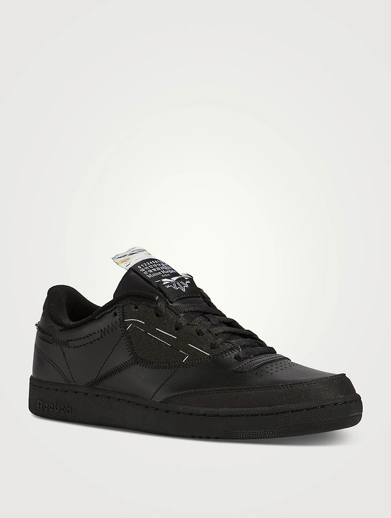 Maison Margiela Club C Memory Of Shoes Leather Sneakers