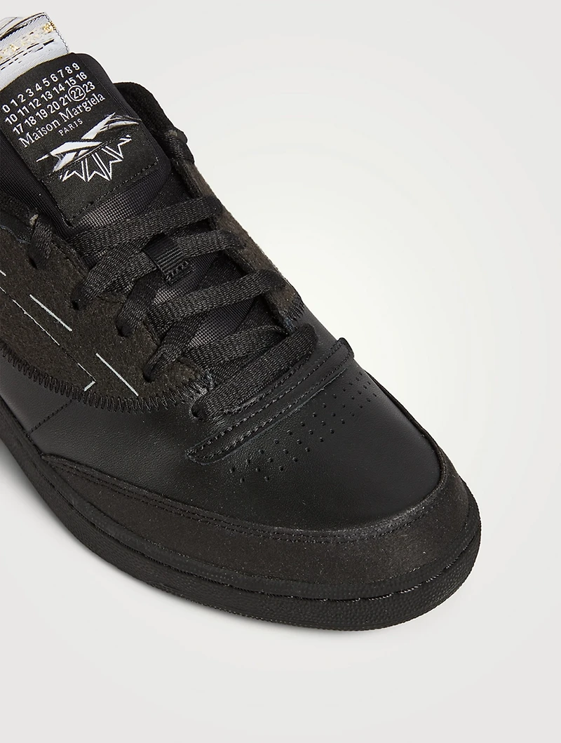 Maison Margiela Club C Memory Of Shoes Leather Sneakers