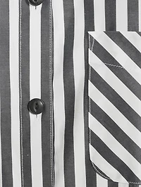 Maxine Cotton Shirt Stripe Print