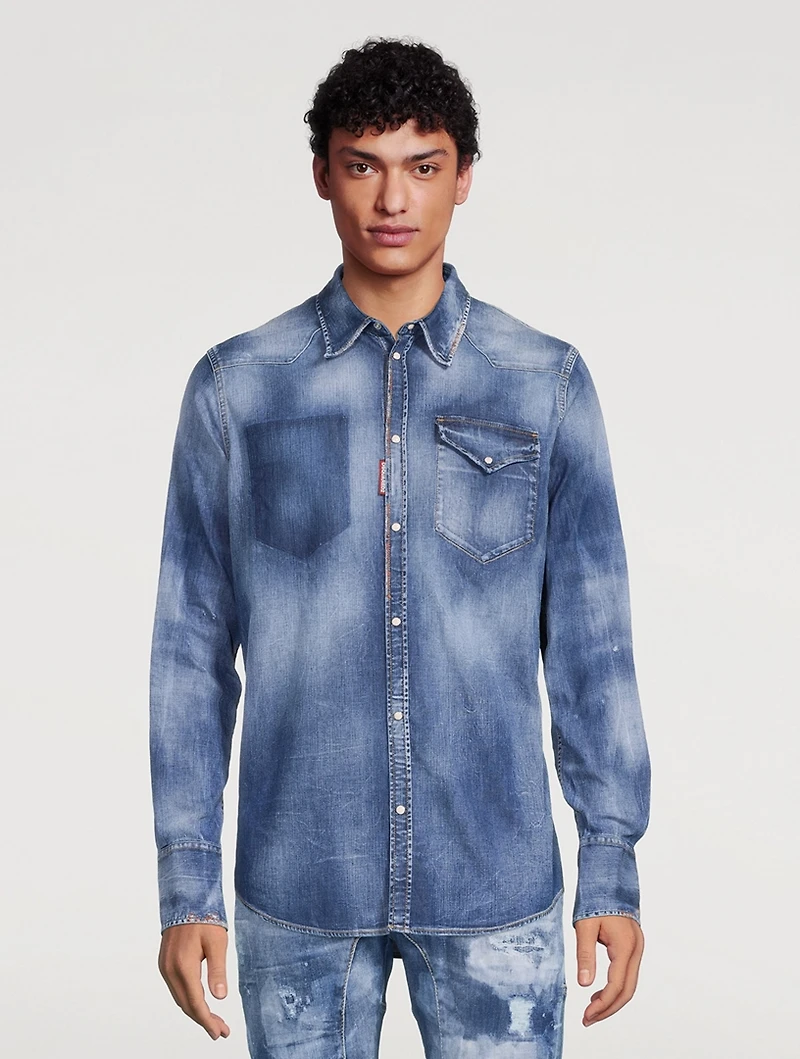 Denim Western Shirt
