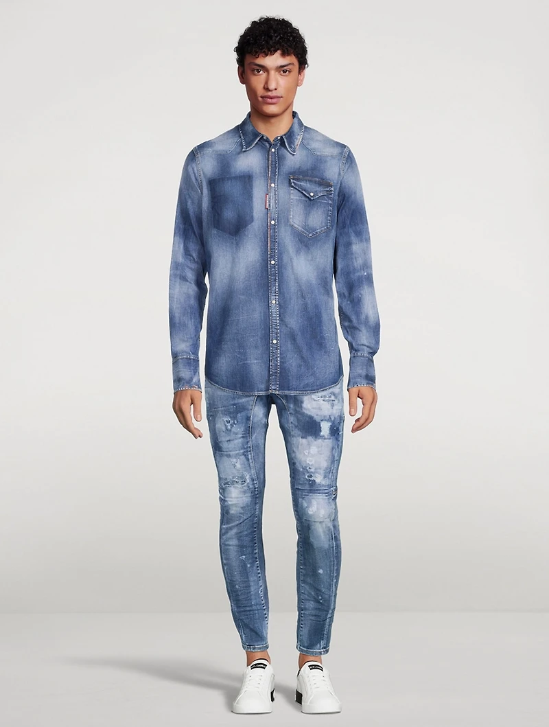 Denim Western Shirt