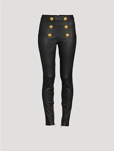 Skinny Leather Trousers