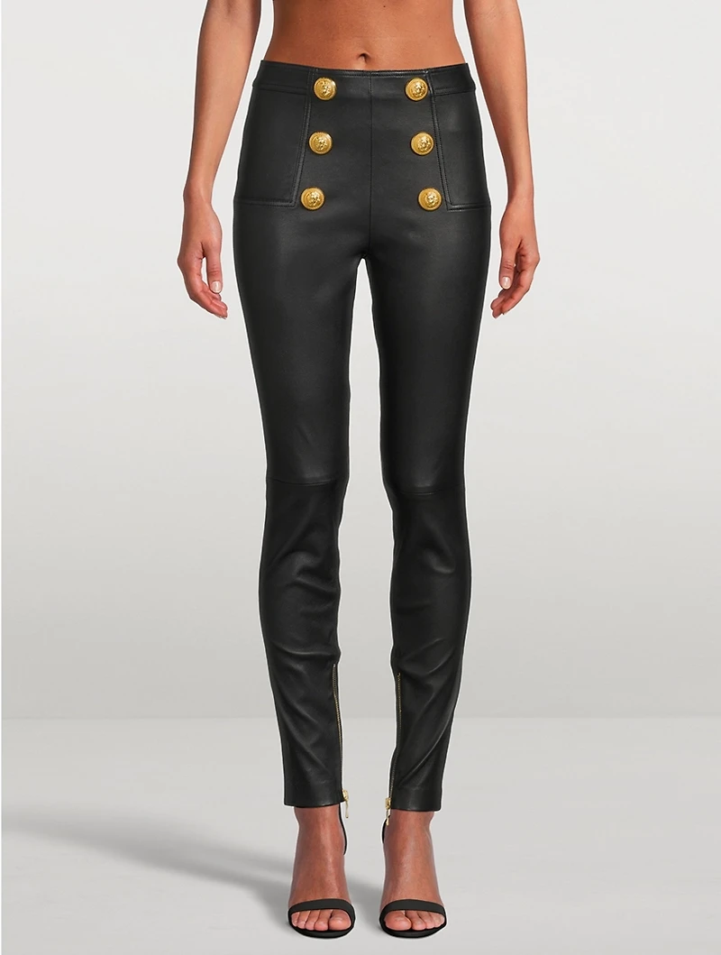 Skinny Leather Trousers