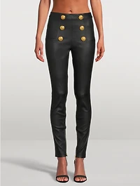 Skinny Leather Trousers