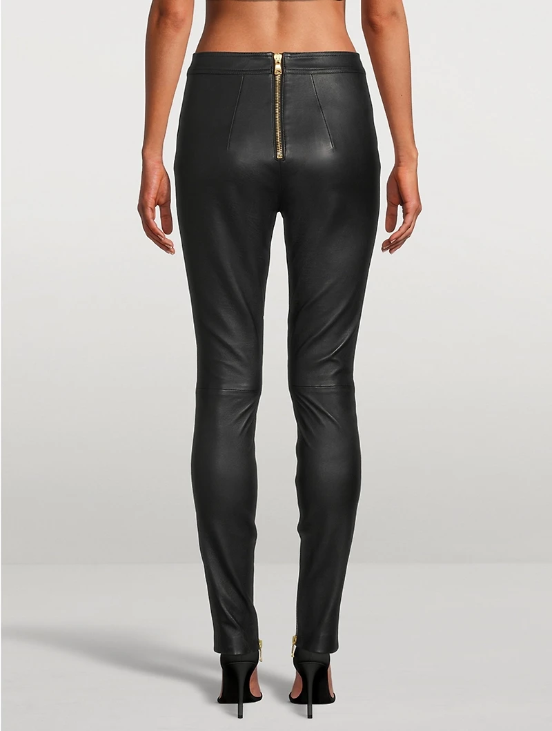 Skinny Leather Trousers