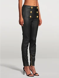 Skinny Leather Trousers