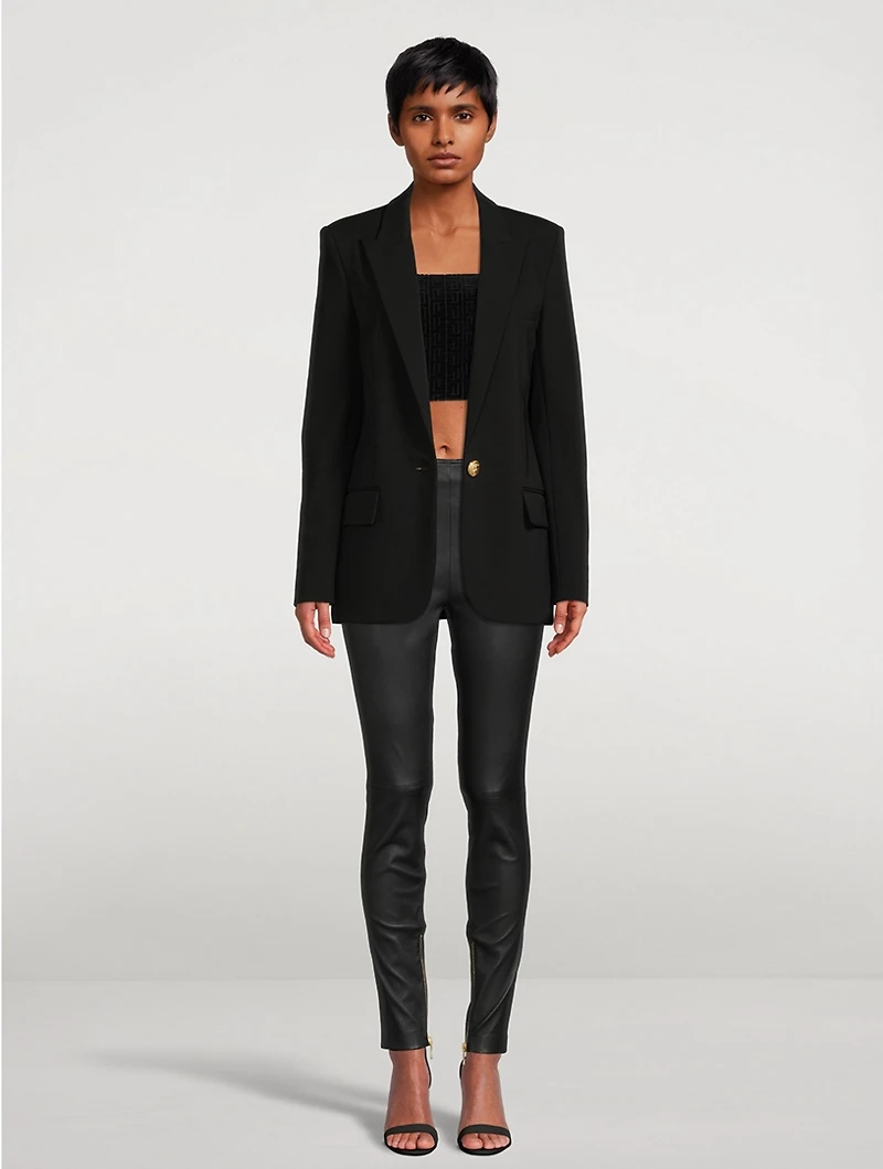 Skinny Leather Trousers