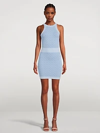 Monogram Jacquard Mini Dress