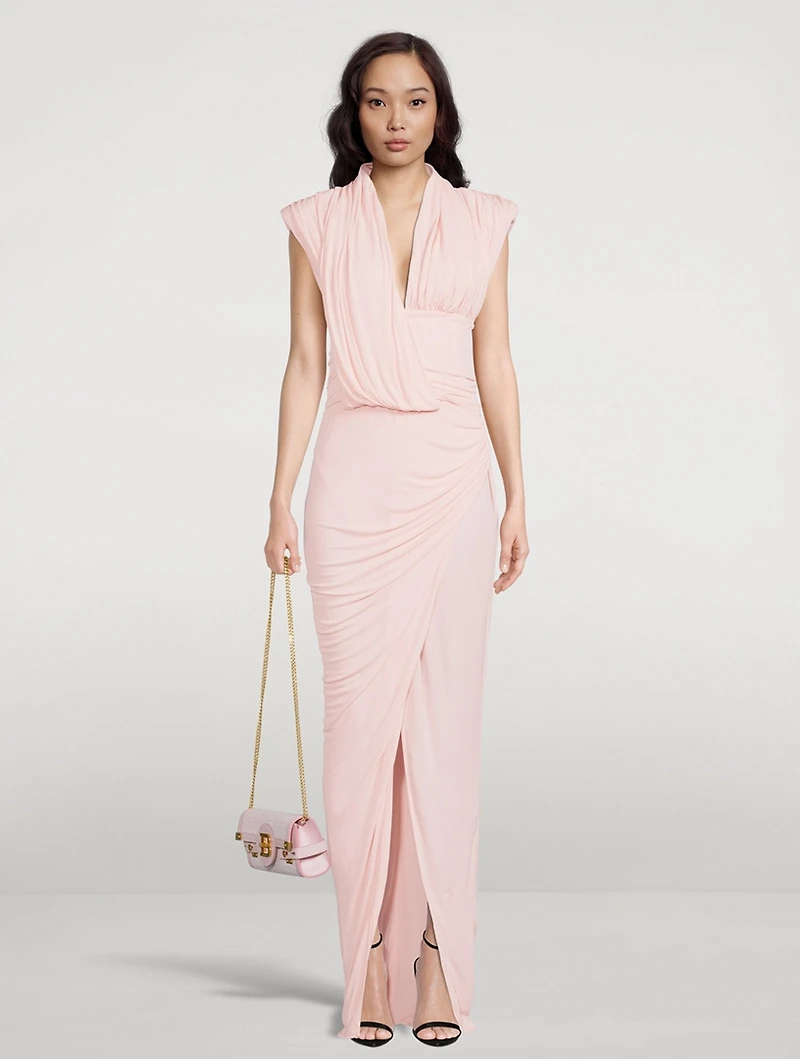 Draped Jersey Gown