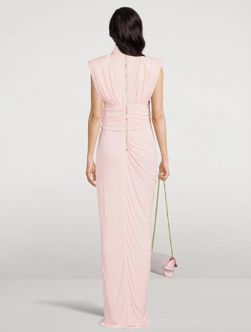 Draped Jersey Gown