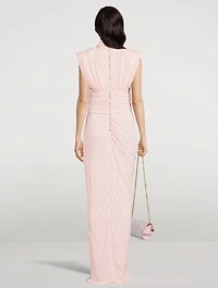Draped Jersey Gown
