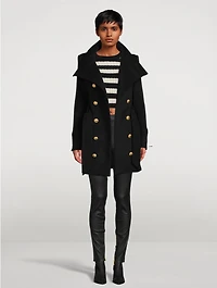 Belted Wool And Cashmere Coat