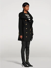 Belted Wool And Cashmere Coat