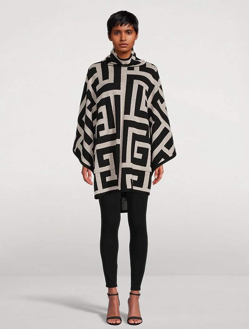 Mega Monogram Poncho