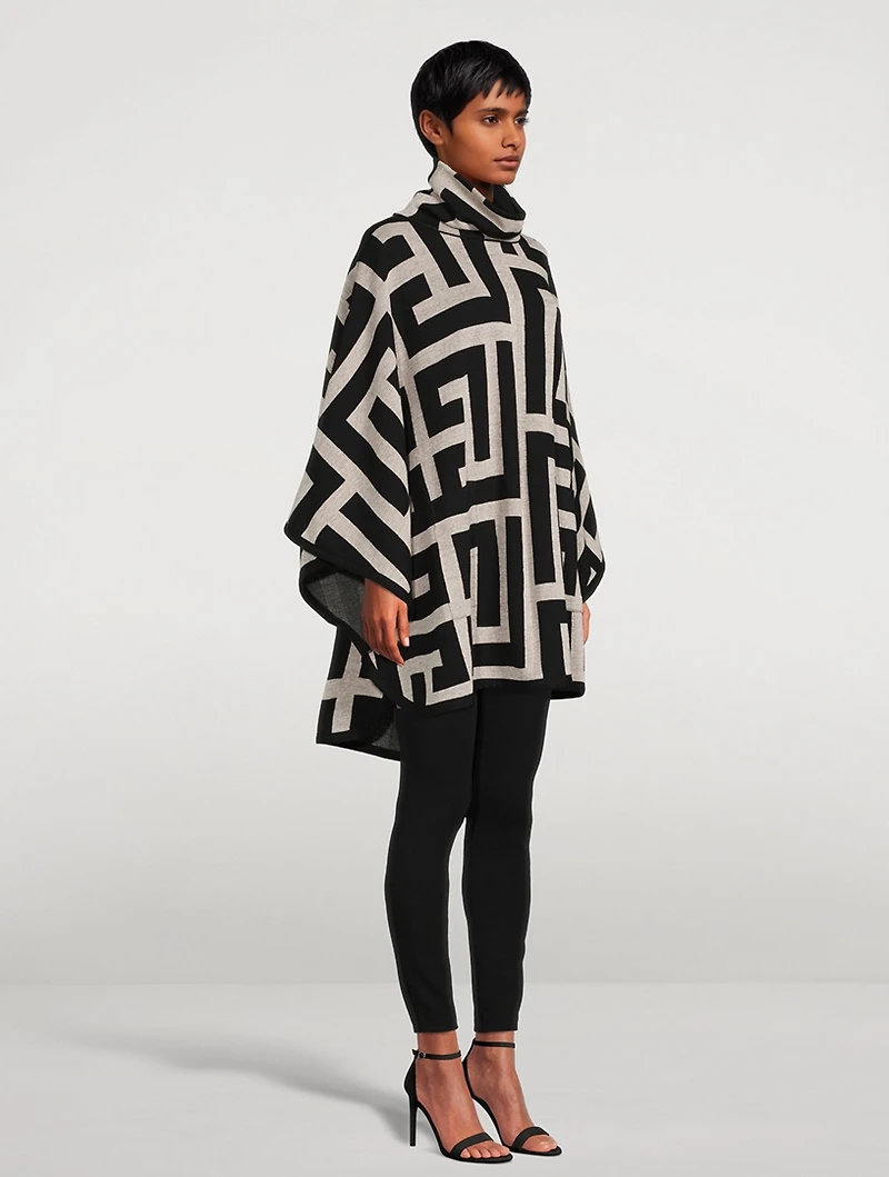 Mega Monogram Poncho