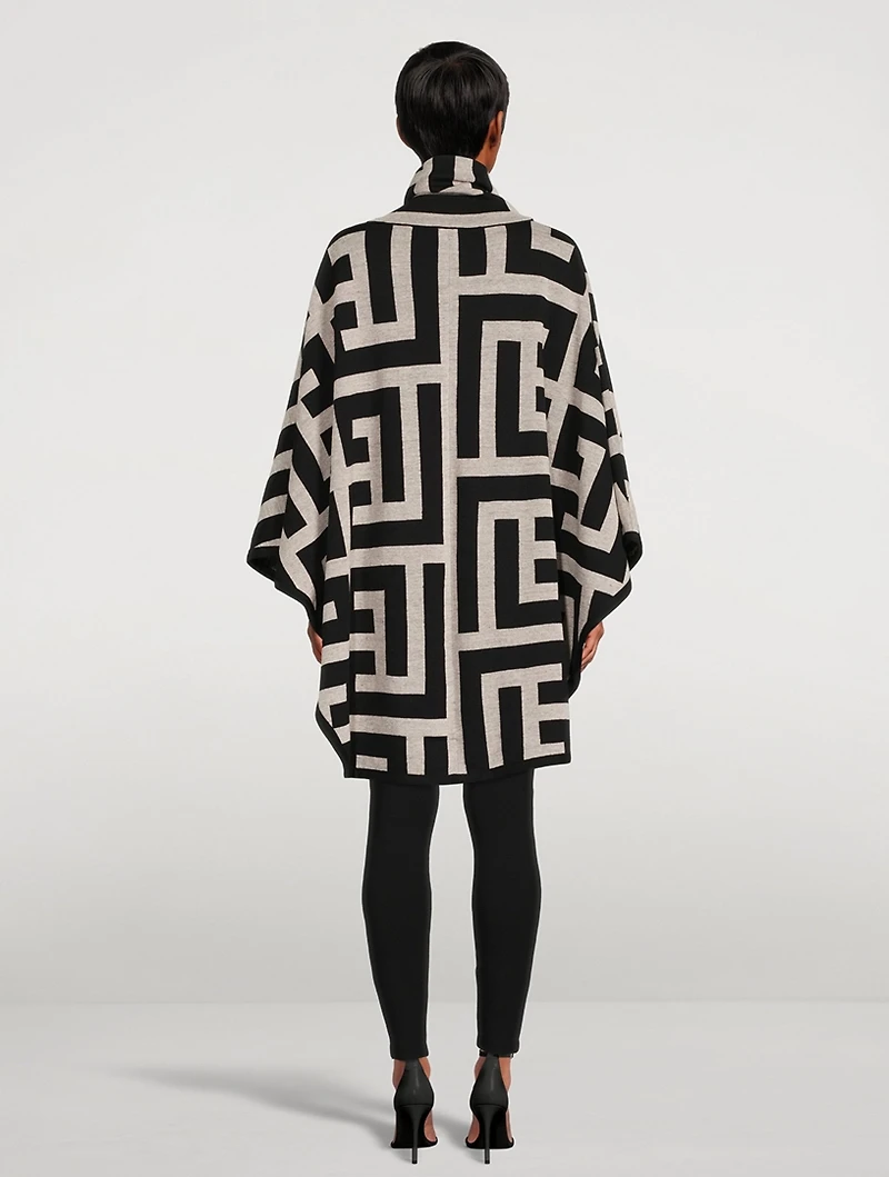 Mega Monogram Poncho