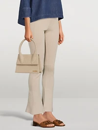 Kate Chain Leather Heeled Mule Sandals