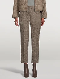 Flavi Tweed Bouclé Trousers