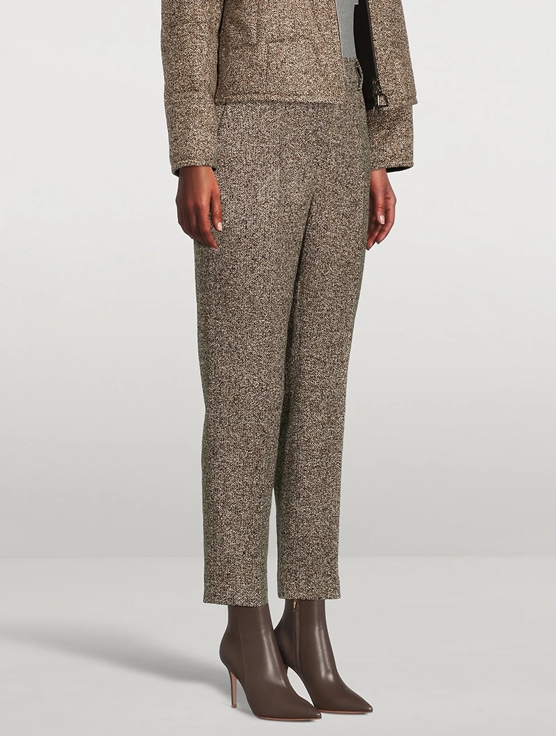 Flavi Tweed Bouclé Trousers
