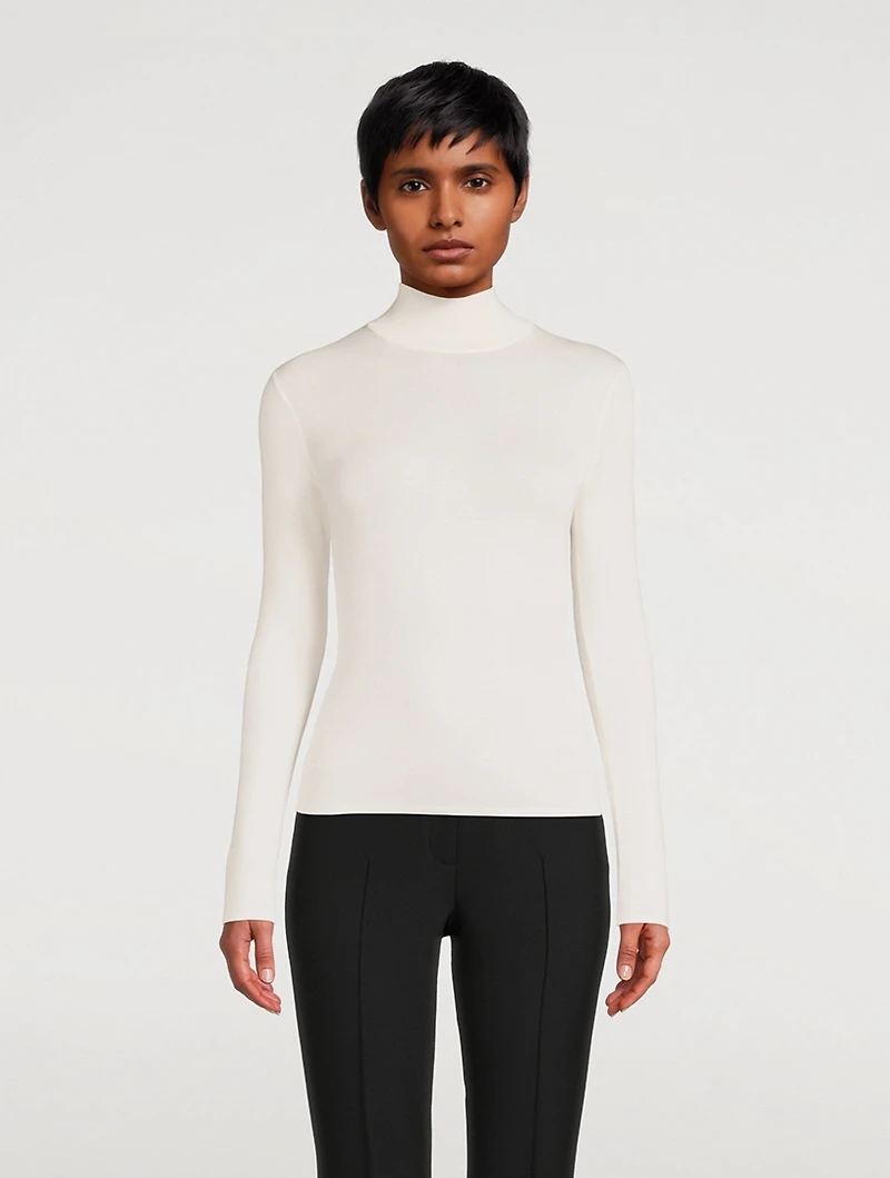 Cashmere And Silk Turtleneck