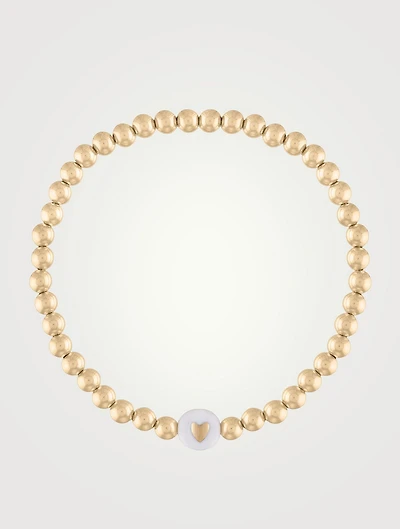 4mm Heart Stretch Bracelet