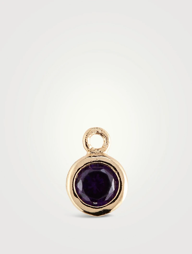 February Birthstone Charm