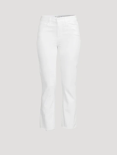 Cindy Crop Straight-Leg Jeans