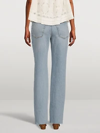 Good Boy Split-Hem Boyfriend Jeans