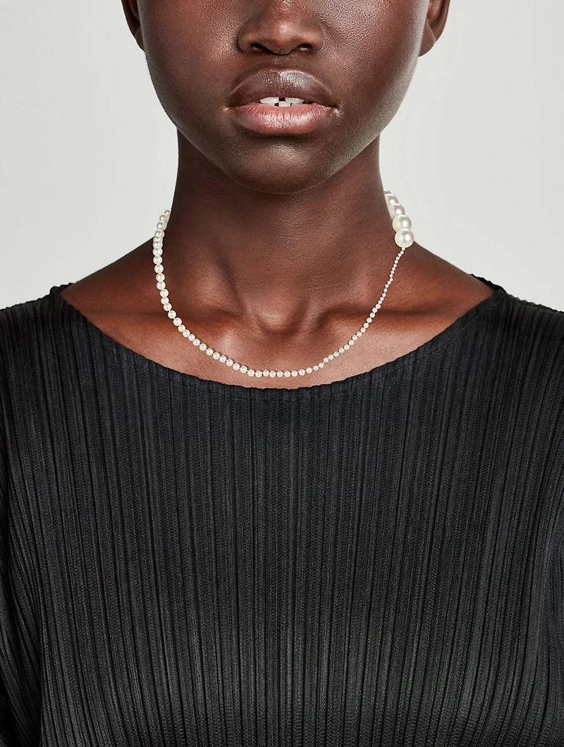 Peggy 14K Gold Pearl Strand Necklace