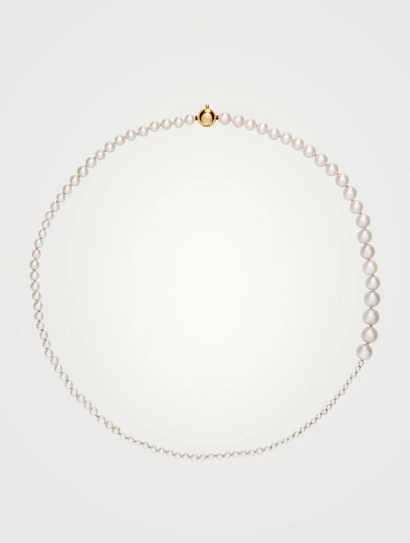 Petite Peggy 14K Gold Pearl Strand Necklace