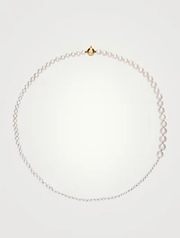 Petite Peggy 14K Gold Pearl Strand Necklace