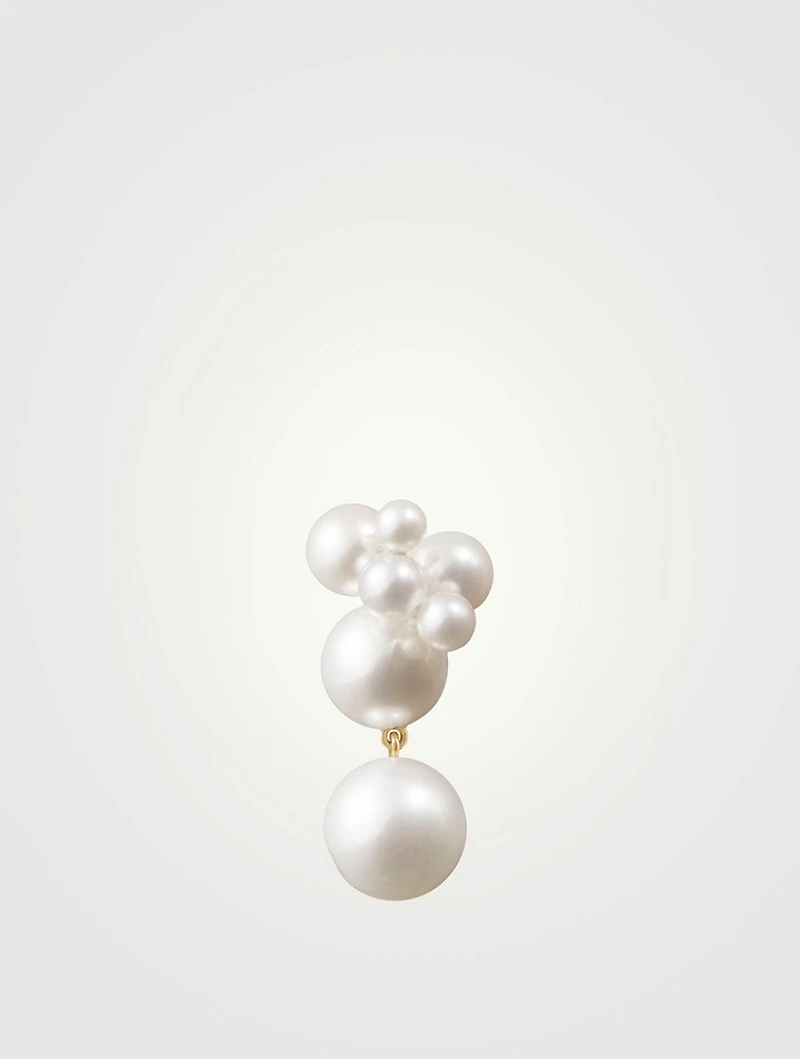 Bisou Perle 14K Gold Pearl Drop Earring